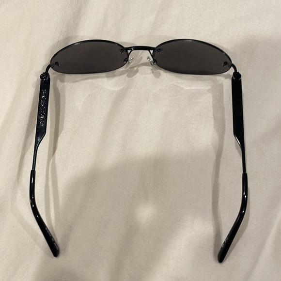 Balenciaga BB0179S Black/Grey Sunglasses as seen on Hailey Bieber - Picture 13 of 13